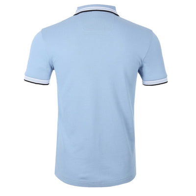 BOSS Paddy Polo Shirt in Open Blue back