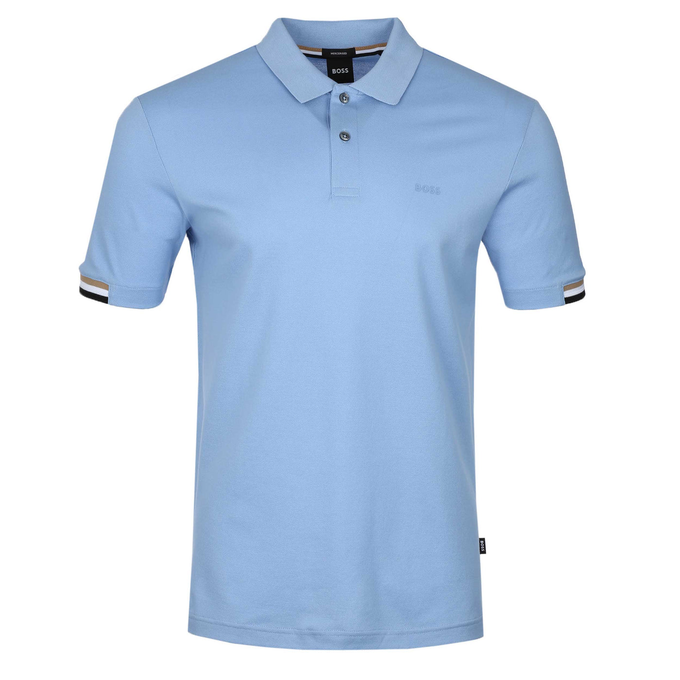BOSS Parlay 147 Polo Shirt in Sky Blue