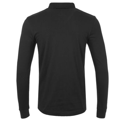 BOSS Passerby Long Sleeve Polo Shirt in Black