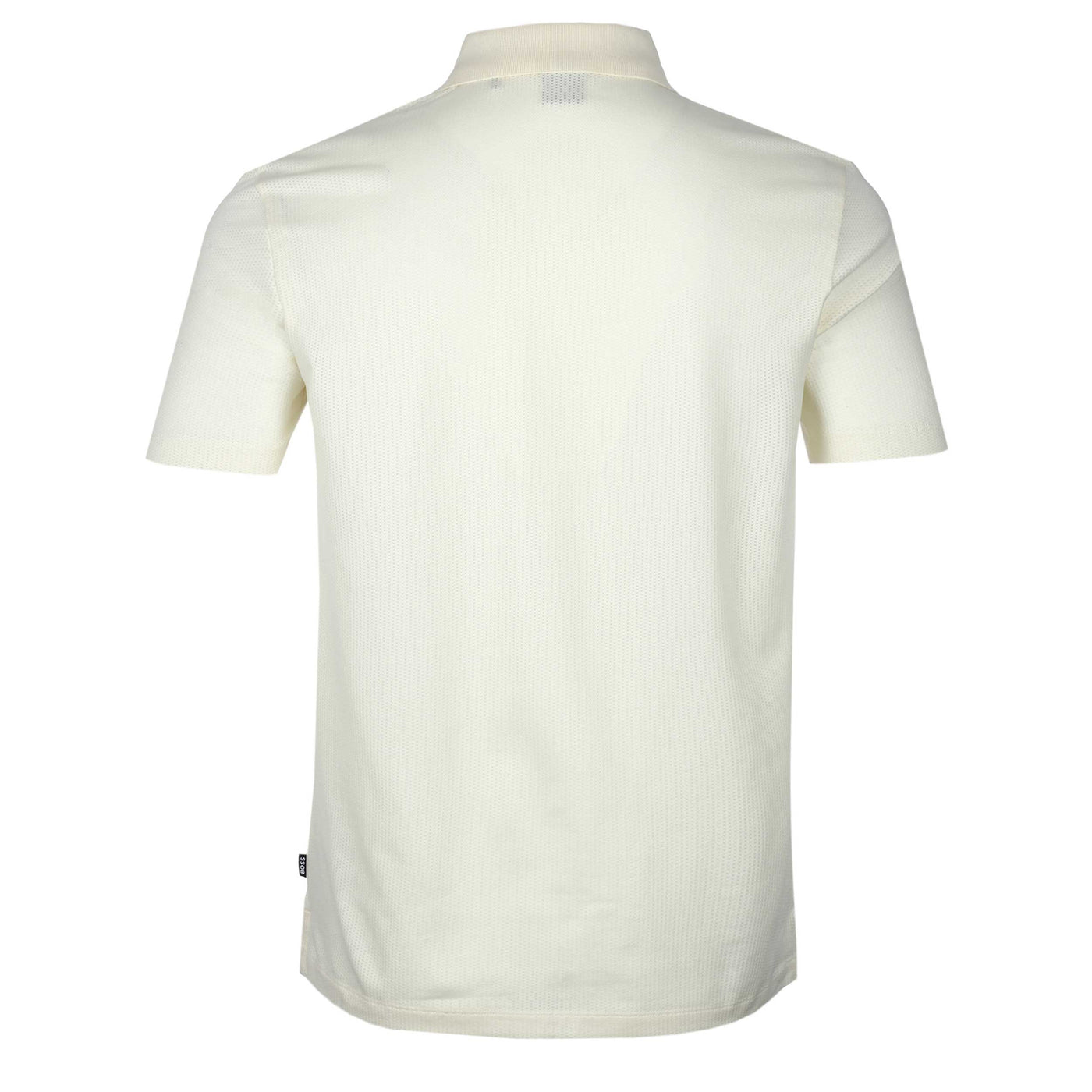 BOSS Piket 38 Polo Shirt in Open White Back