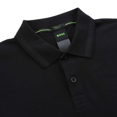 BOSS Pio 1 Polo Shirt in Black Placket