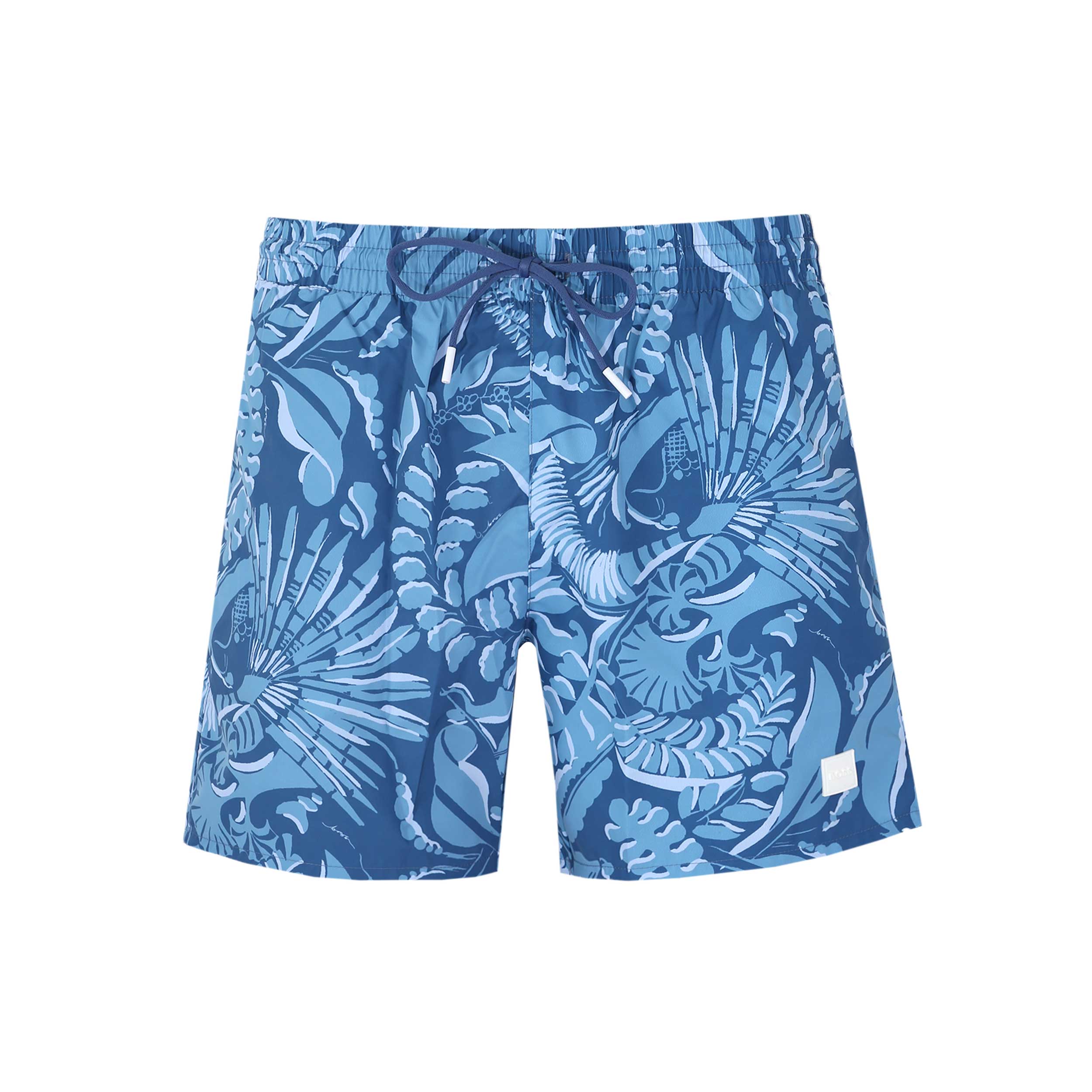 BOSS Piranha Swim Short in Open Blue