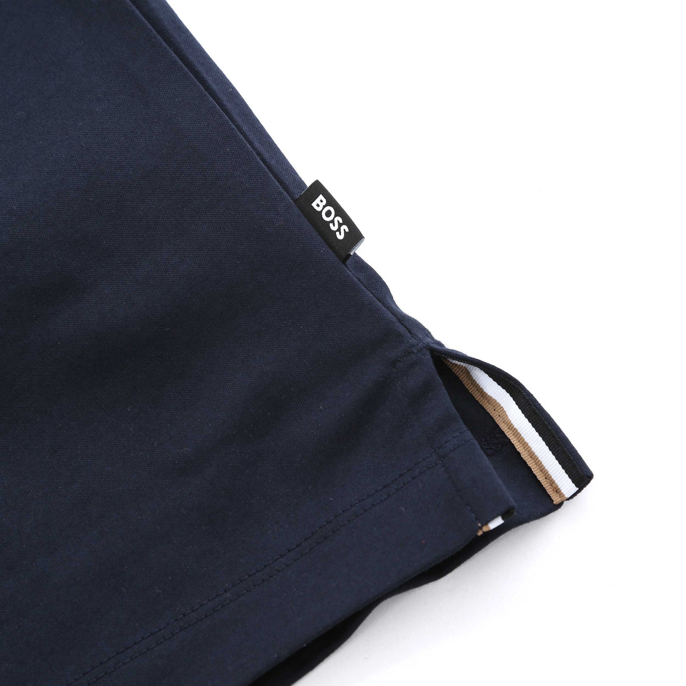 BOSS Polston 11 Polo Shirt in Navy Detail
