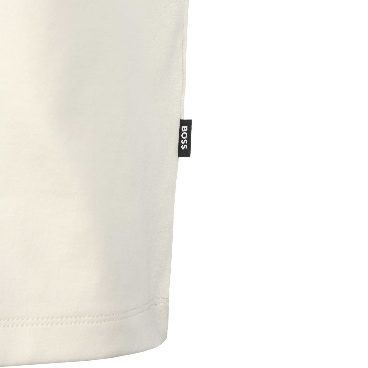 BOSS Powell 11 SS Shirt in Open White Logo Tab
