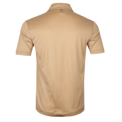 BOSS Press 53 Polo Shirt in Medium Beige Back