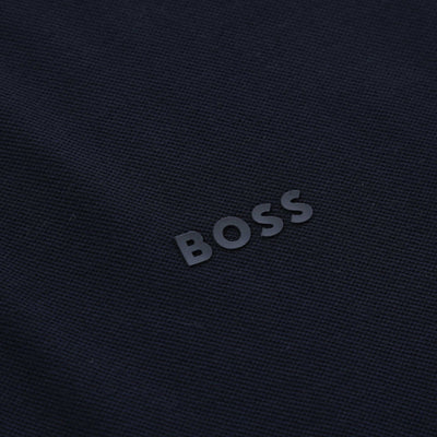 BOSS Prime Polo Shirt in Navy logo