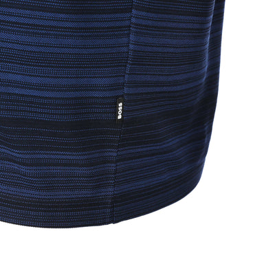 BOSS Pye 16 Polo Shirt in Navy Logo Tab