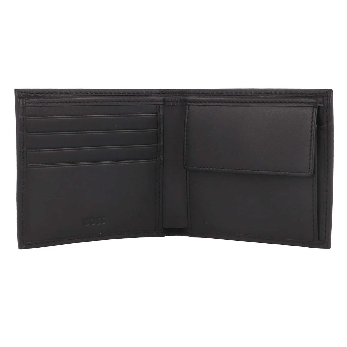 BOSS Randy 4cc Coin Wallet in Black Inside