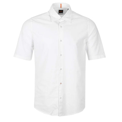 BOSS Rash 2 Short Sleeve Shirt in White