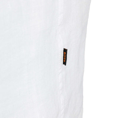 BOSS Relegant 6 Shirt in White Logo Tab