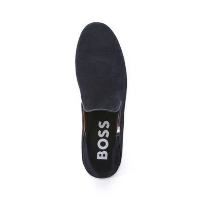 BOSS Rey Slon sd Shoe in Navy Birdseye