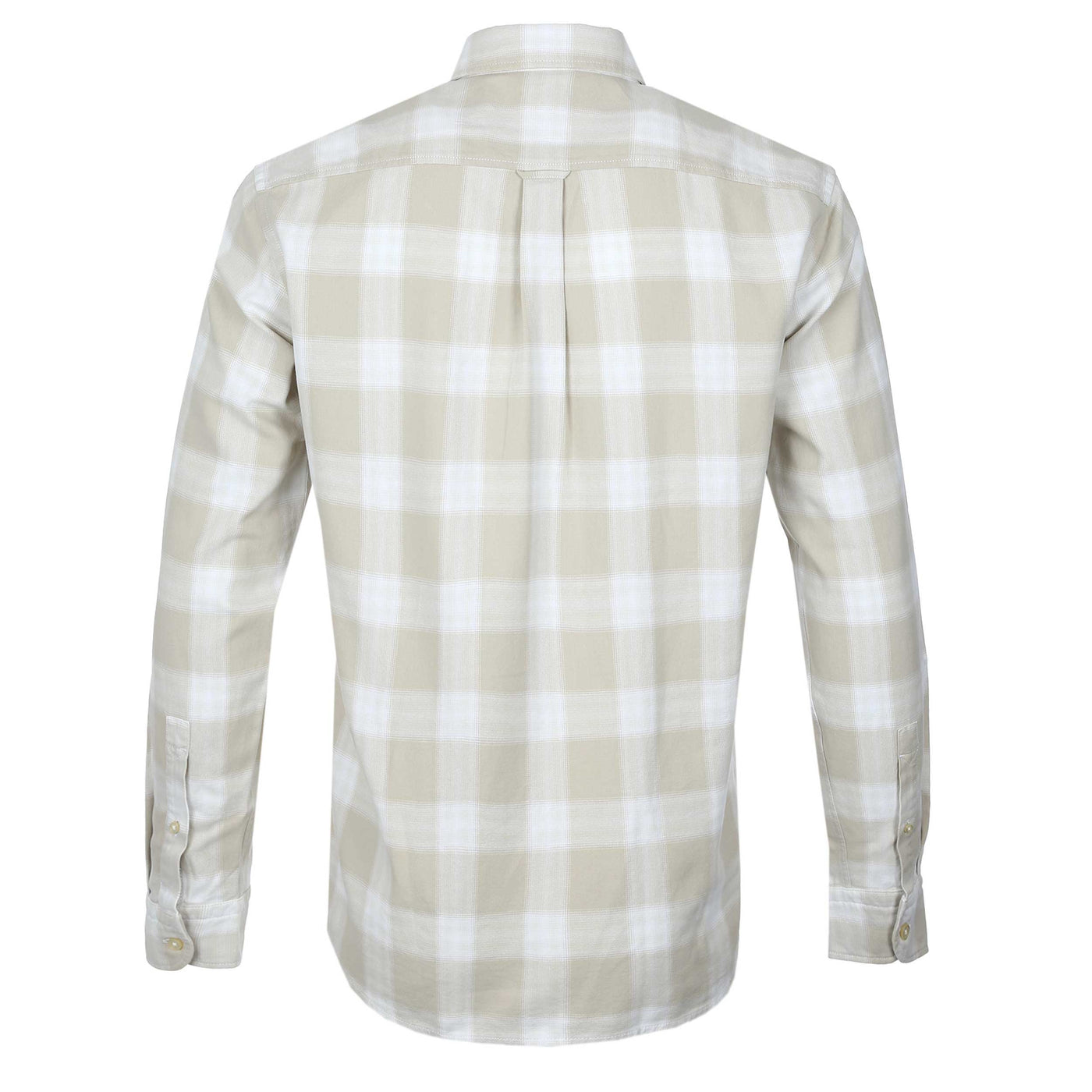 BOSS Rickert M Shirt in Light Beige Check Back