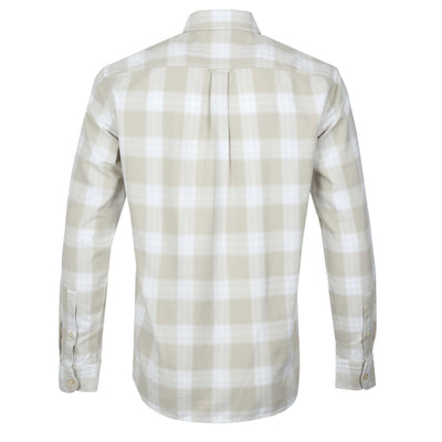 BOSS Rickert M Shirt in Light Beige Check Back