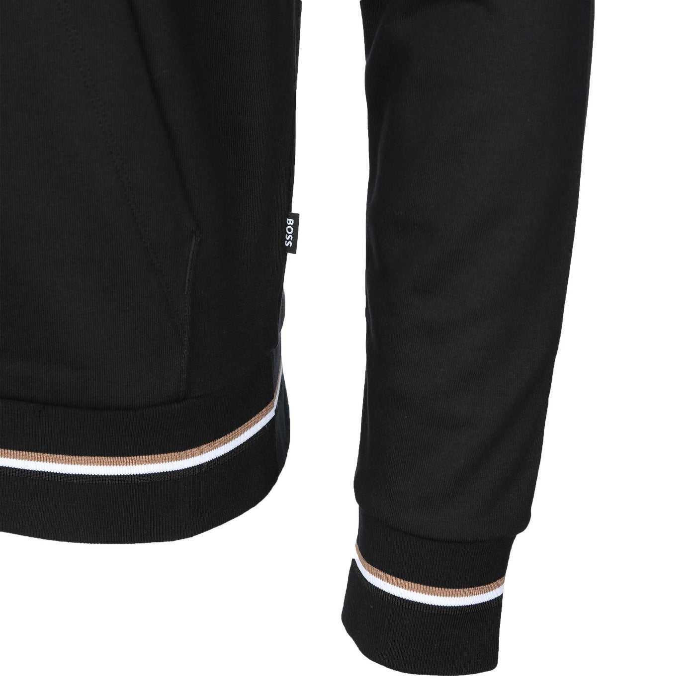 BOSS Seeger 127 Sweatshirt in Black Logo Tab
