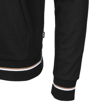 BOSS Seeger 127 Sweatshirt in Black Logo Tab