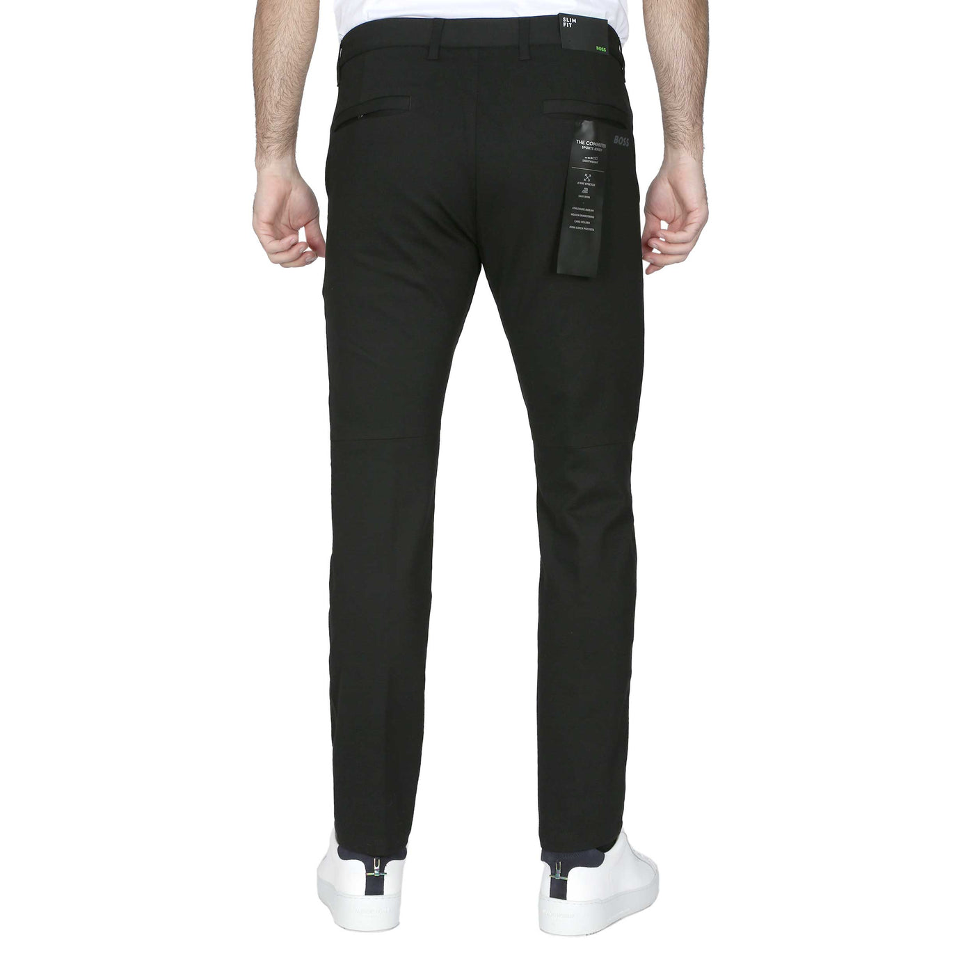 BOSS T Commuter Slim J Trouser in Black Back