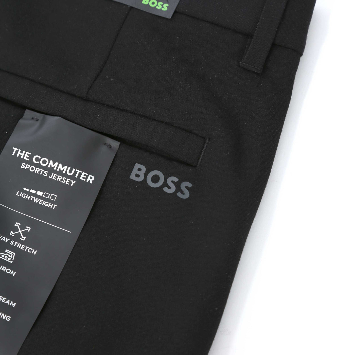 BOSS T Commuter Slim J Trouser in Black Logo