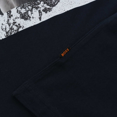 BOSS TE Lupo in Dark Blue logo2