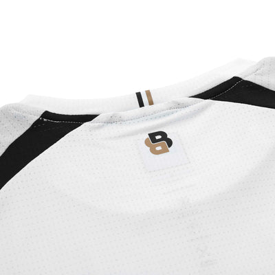 BOSS TS TOC Matchball T Shirt in White neck logo