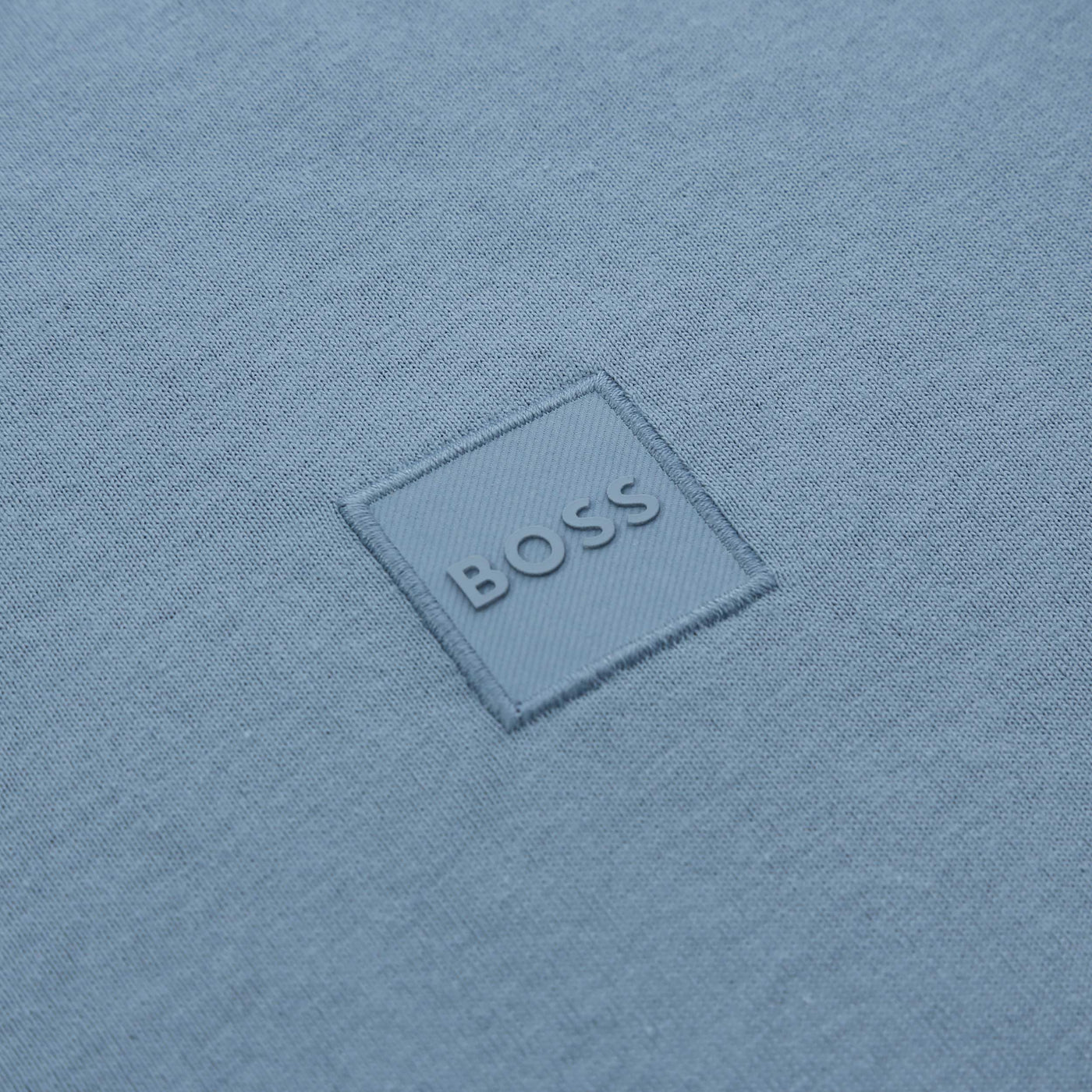 BOSS Tales T-Shirt in Light Pastel Blue logo