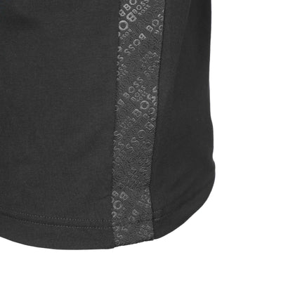 BOSS Tee 8 T-Shirt in Black Side Panel