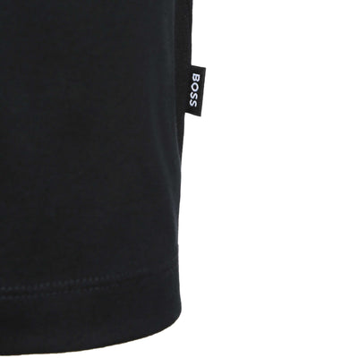 BOSS Tiburt 399 T Shirt in Black Logo Tab