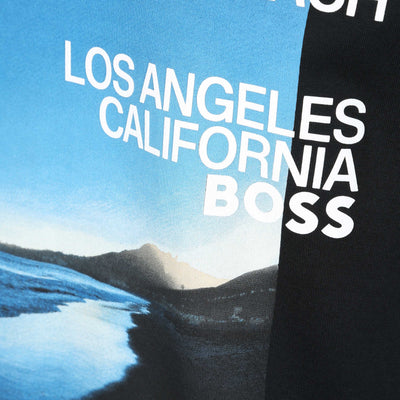 BOSS Tiburt 399 T Shirt in Black Print