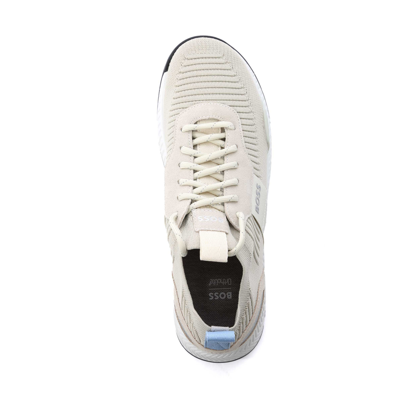 BOSS Titanium Runn knstA Trainer in Open White Birdseye