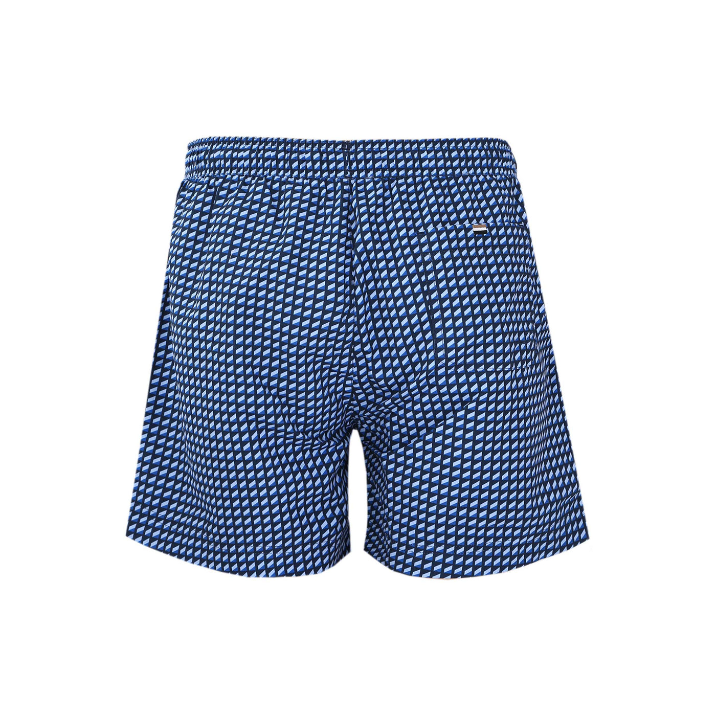 BOSS Vibe Swim Short in Medium Blue Back