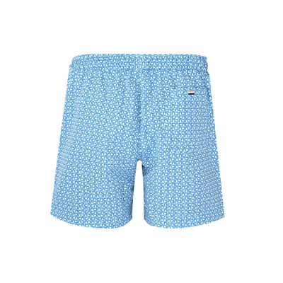 BOSS Vibe Swim Short in Pastel Blue Back