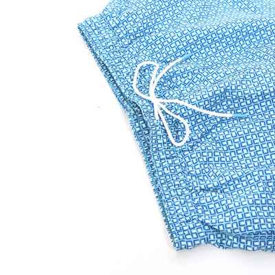 BOSS Vibe Swim Short in Pastel Blue Waist
