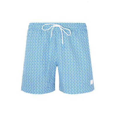 BOSS Vibe Swim Short in Pastel Blue