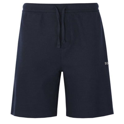 BOSS Waffle Shorts in Navy