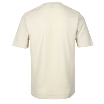 BOSS Waffle T-Shirt in Beige Back