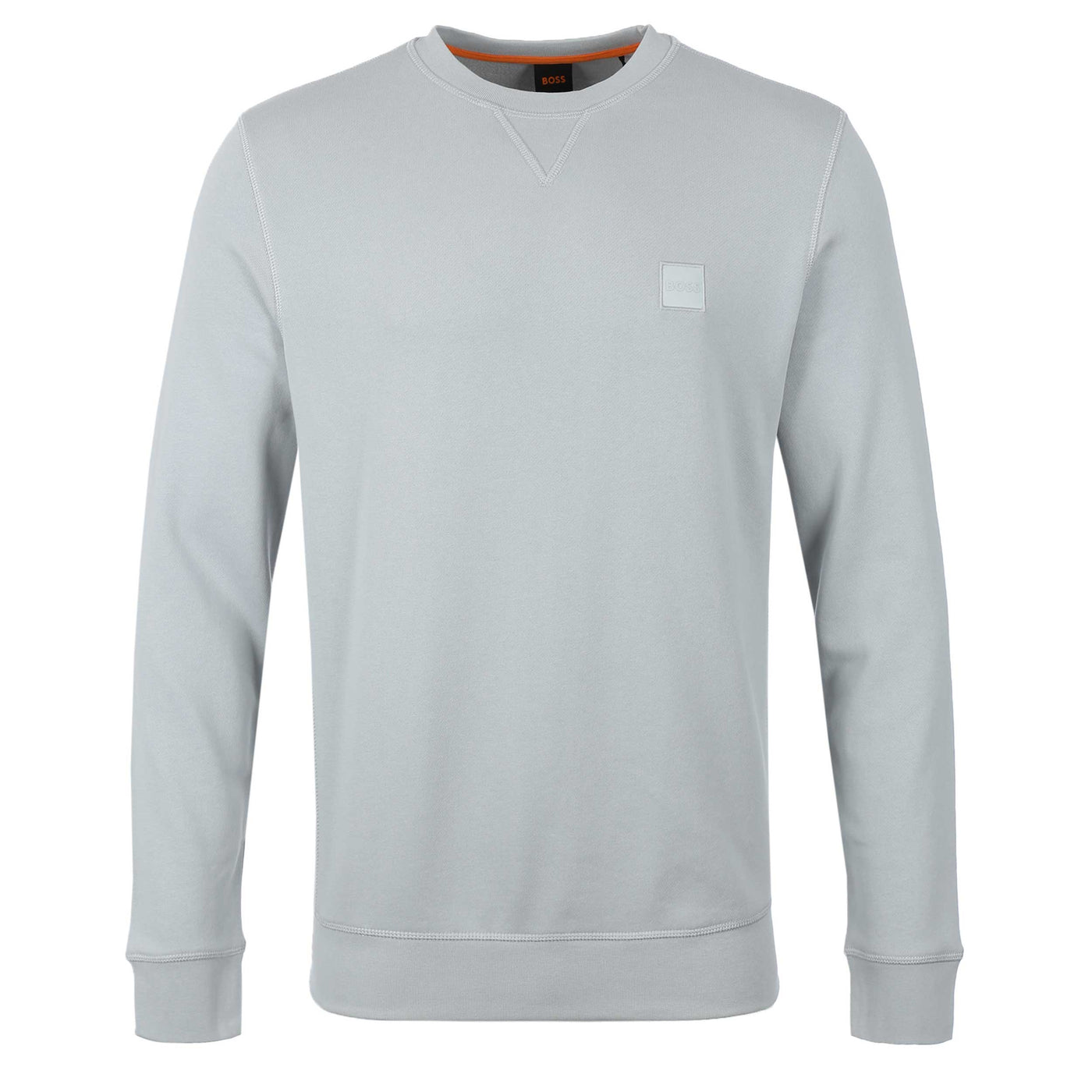 BOSS Westart Sweat Top in Light Pastel Grey