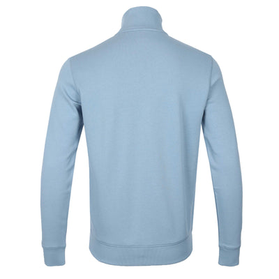 BOSS Zestart Sweat Top in Light Pastel Blue Back