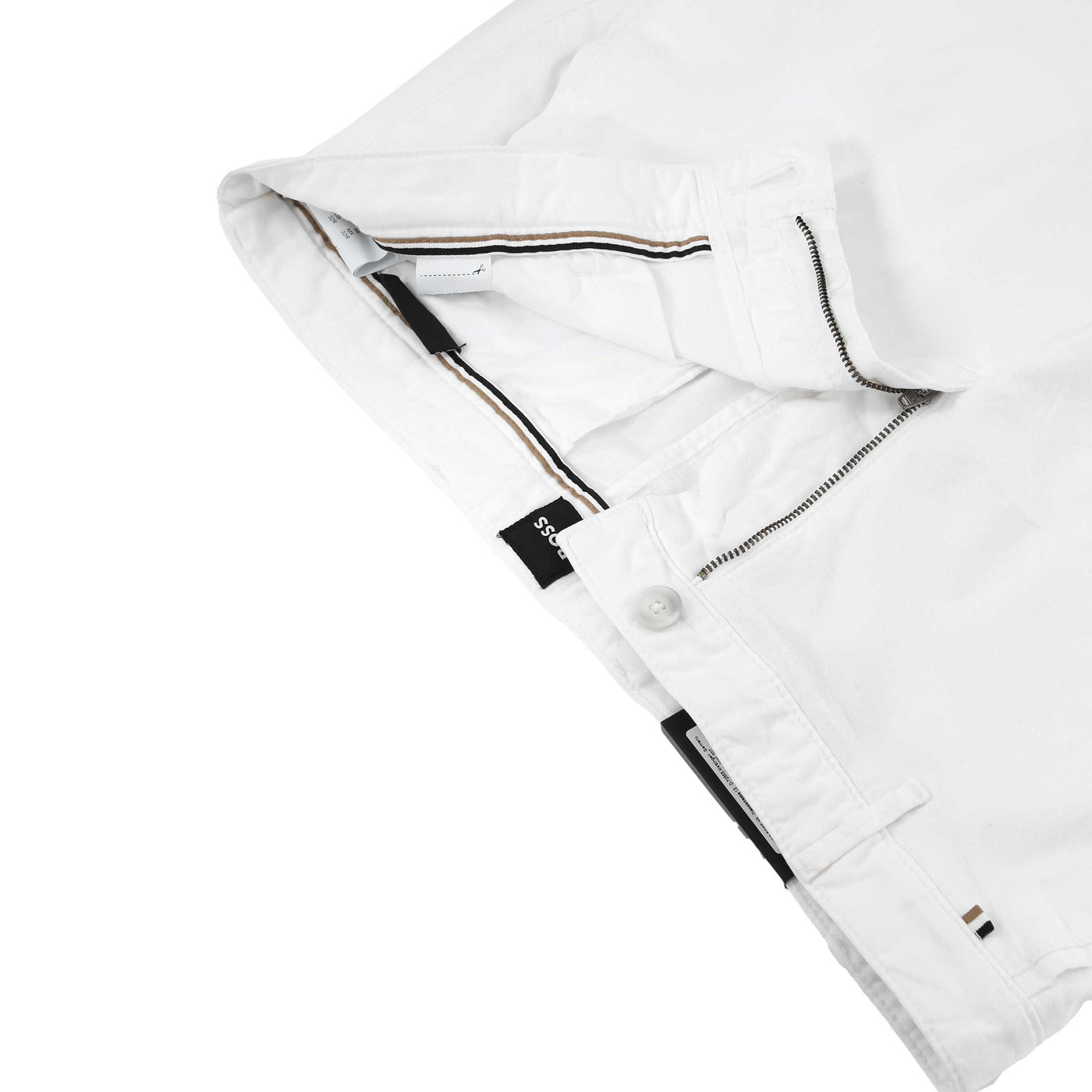 BOSS Slice Short Short in White Fly