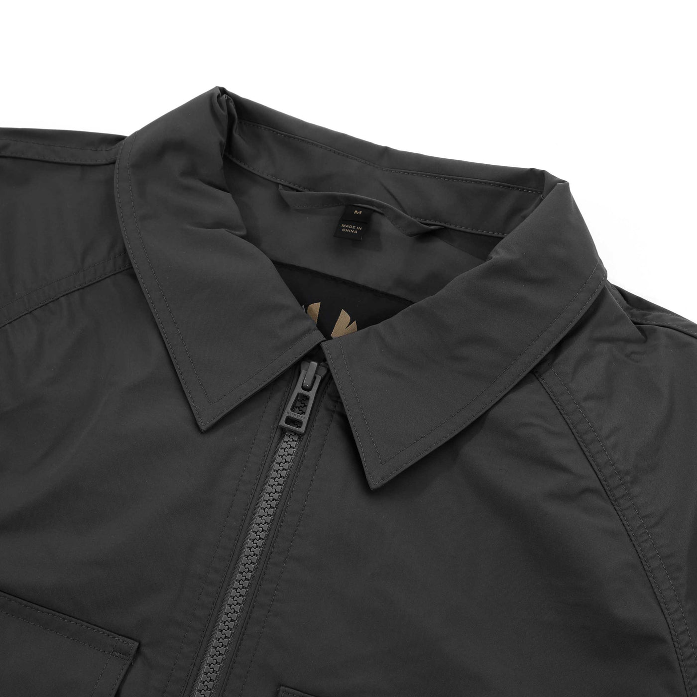 Belstaff Hedger Overshirt in Black Collar