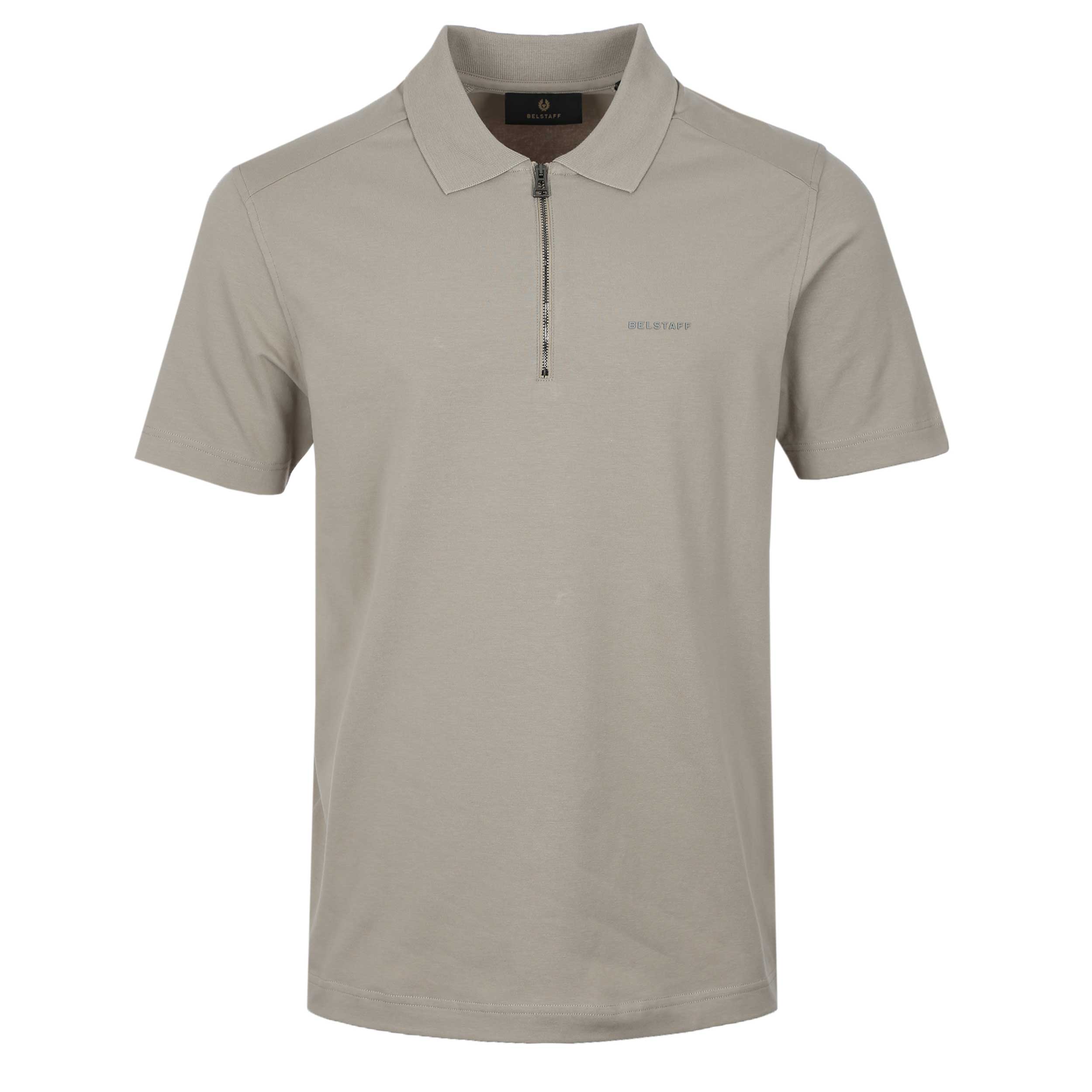 Belstaff Alloy Polo Shirt in Dark Sand