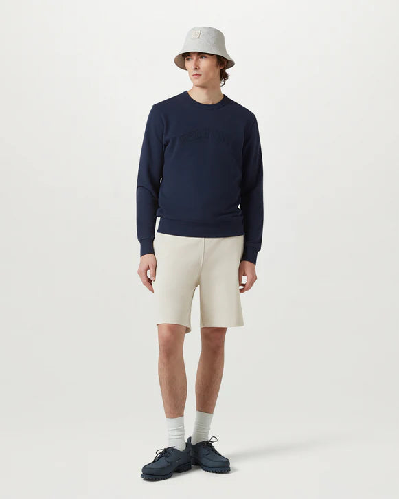 Belstaff Alloy Sweat Short in Stone Beige Model