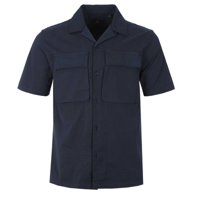 Belstaff Caster SS Shirt in Navy