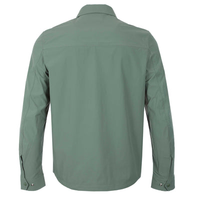 Belstaff Castmaster Overshirt in Mineral Green Back