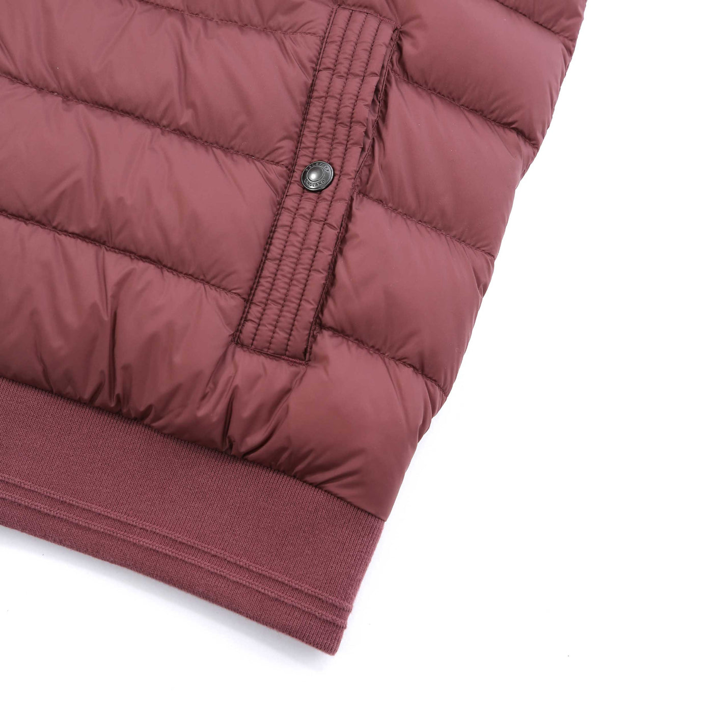 Belstaff Circuit Gilet in Mulberry Pocket