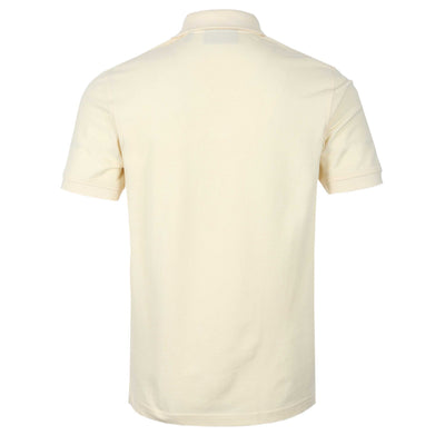 Belstaff Classic Short Sleeve Polo Shirt in Yellow Sand Back