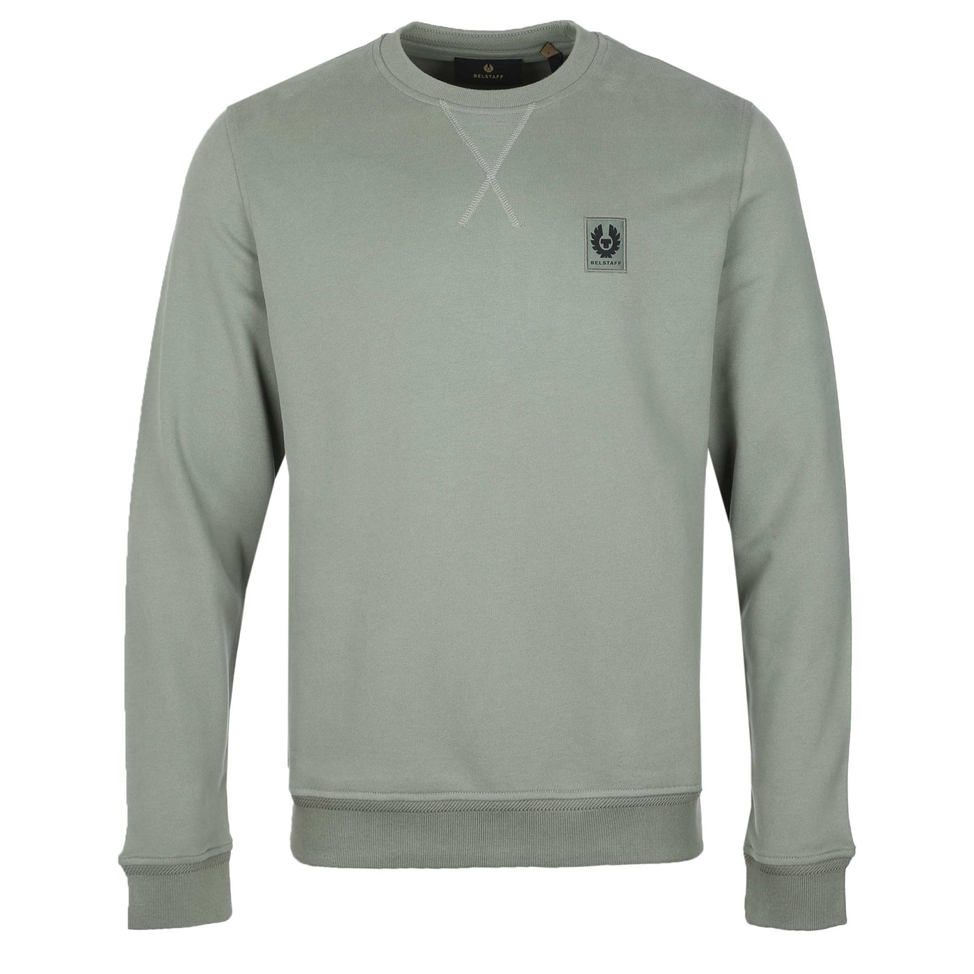 Belstaff Classic Sweat Top in Sage Green