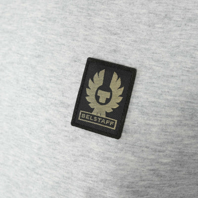Belstaff Classic T-Shirt in Old Sliver Heather Logo
