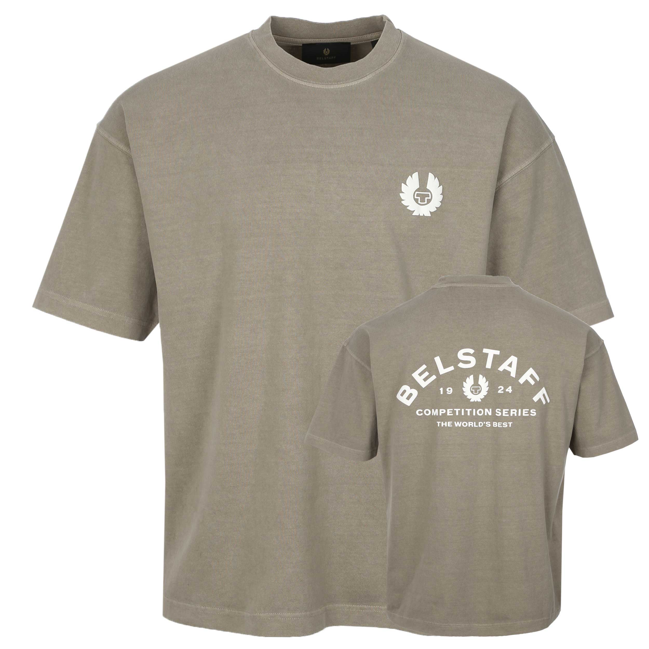 Belstaff Competition T-Shirt in Dark Sand