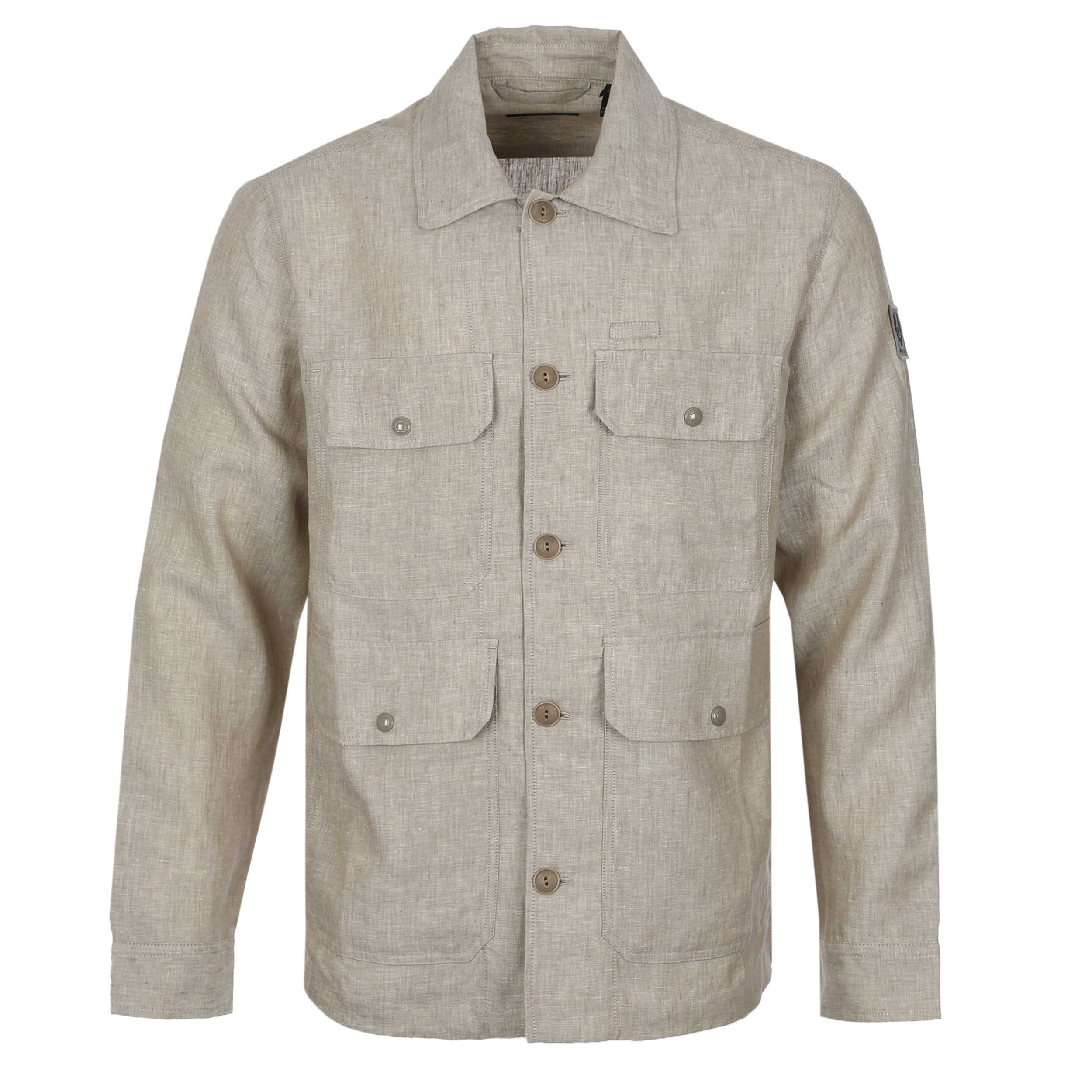 Belstaff Forge Overshirt in Dark Sand