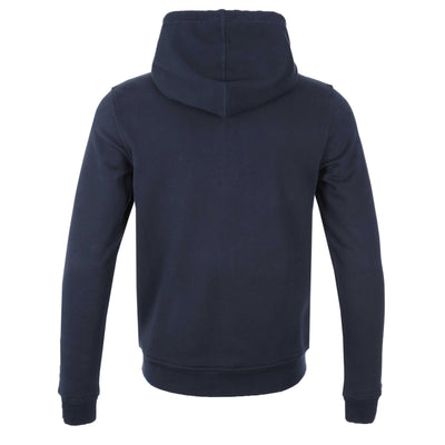 Belstaff Full Zip Hoodie Sweat Top in Navy Back