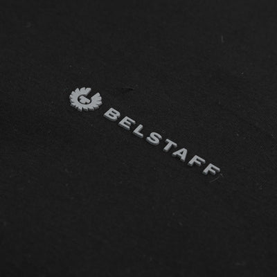 Belstaff Graph Zip Polo Shirt in Black Logo